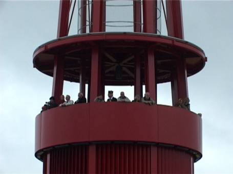 Moers : Halde Rheinpreussen, Einweihung der Grubenlampe